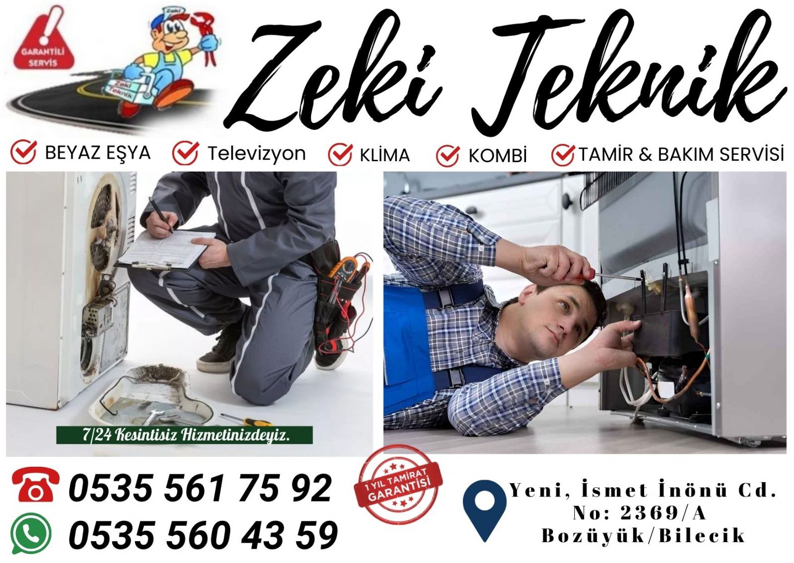 Bozüyük Arçelik Servisi