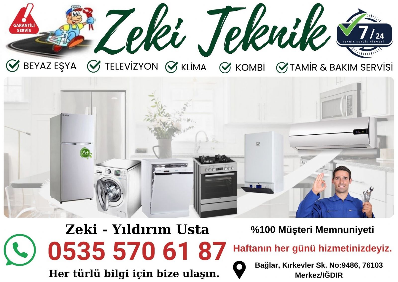 Iğdır Arçelik Servisi
