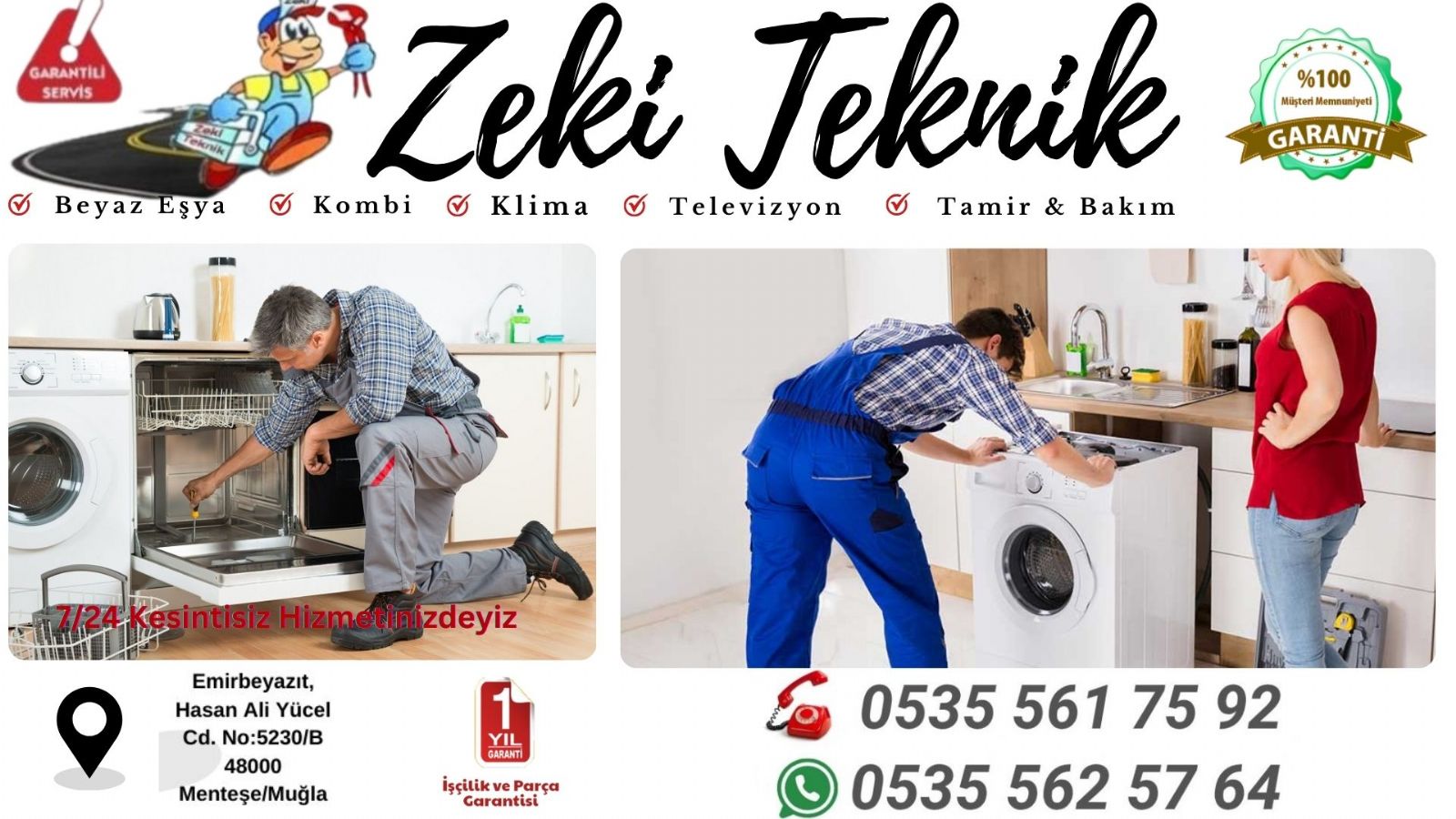 Menteşe Arçelik Servisi