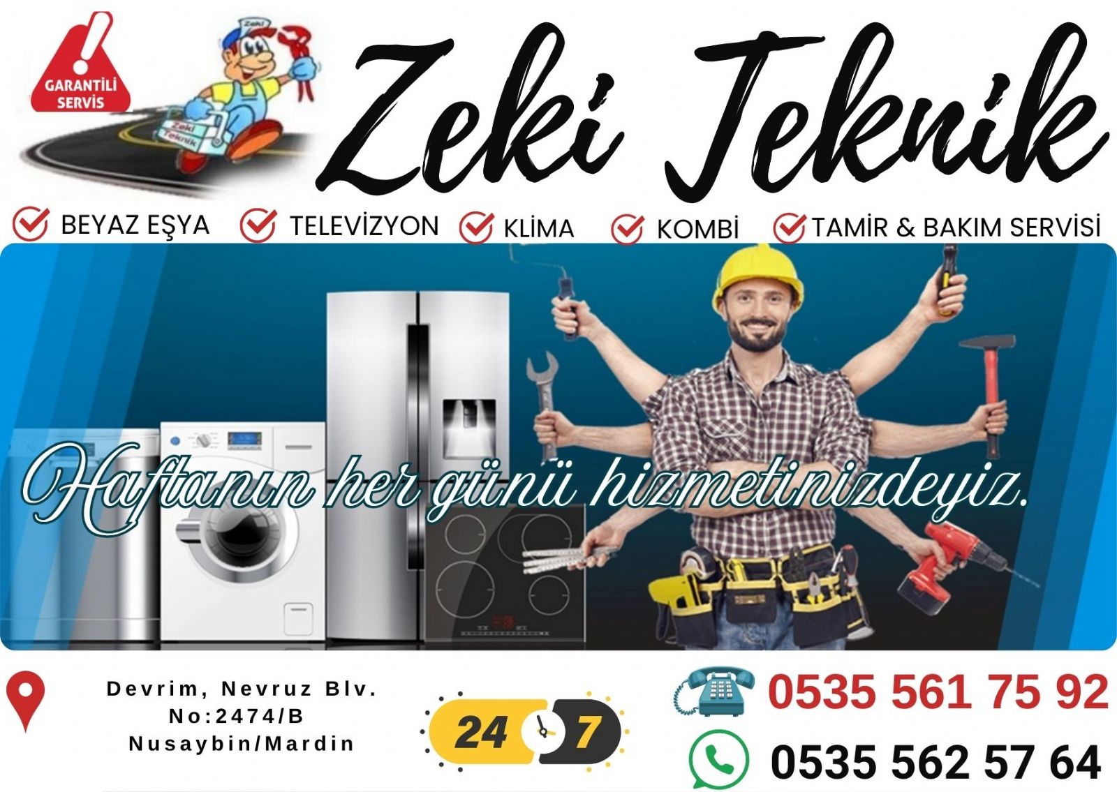 Nusaybin Arçelik Servisi 