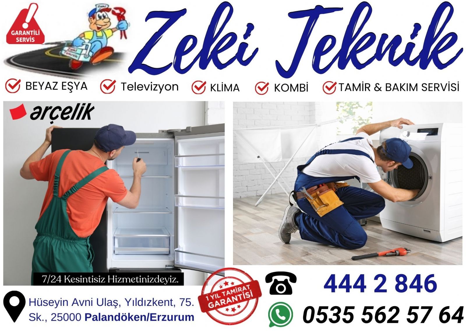 palandöken-arçelik-servisi